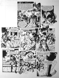 Robin of Sherwood: Blood Blood (TWO pages) art by Phil Gascoine