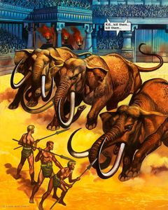The Trigan Empire: Look and Learn issue 678(a) art by Ron Embleton