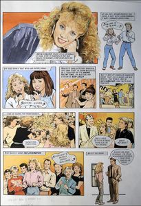 Kylie Minogue - Kylie's Story 5 (TWO pages) art by Maureen & Gordon Gray