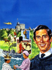 Life of Prince Charles art by Harry Green