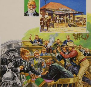 The Law of the West: Quick-Draw Justice art by Harry Green