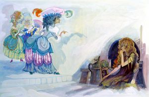 Cinderella - Bossy Sisters art by Gwen Green