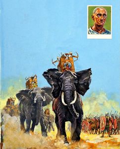 The Defeat of Carthage art by Harry Green