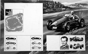 Grand Prix Racing: The Dutch Grand Prix art by Wilf Hardy