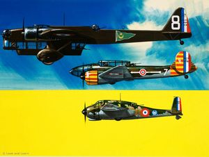 French Aircraft World War 2 art by Wilf Hardy