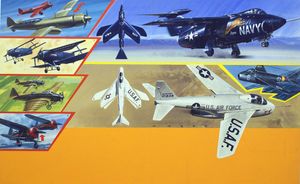 The Swing-Wing Aircraft Story art by Wilf Hardy