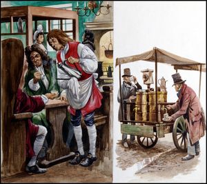 The Craze For Coffee art by Peter Jackson