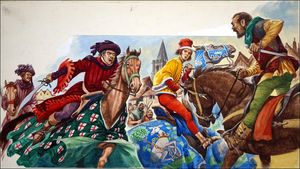 Death of Wat Tyler art by Peter Jackson