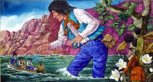 Gulliver's Travels: Voyage to Brobdingnag - Giant art by Richard Hook