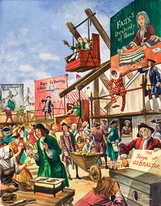 The Bartholomew Fair art by Peter Jackson