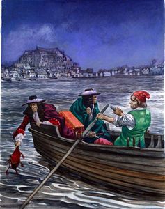 King James Escapes art by Peter Jackson