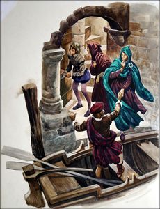 Mary Queen of Scots - Escape art by Peter Jackson
