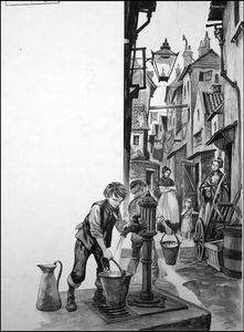 Victorian Poverty art by Peter Jackson