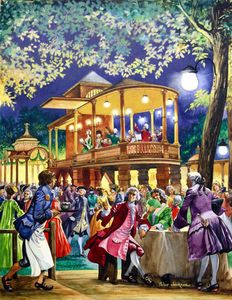 Vauxhall Pleasure Gardens art by Peter Jackson