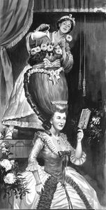Marie Antoinette art by Barrie Linklater