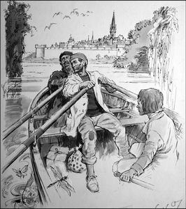 St Malo art by Barrie Linklater