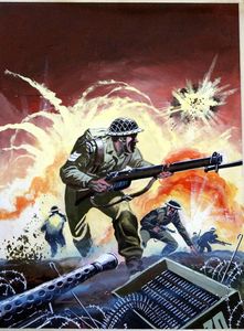 War Picture Library cover #324 art by B Knight