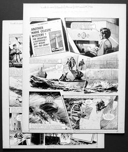 Number 13 Marvel Street - Another Marie Celeste Mystery (TWO pages) art by Bill Lacey