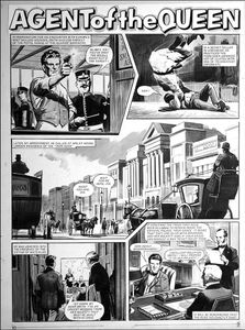 Agent of the Queen - Good Shot (TWO pages) art by Bill Lacey