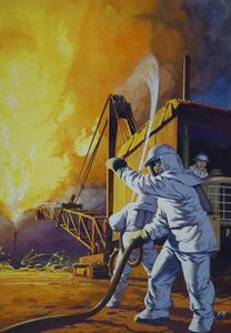 Red Adair art by Angus McBride