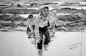 Wreck of the Royal Charter art by Angus McBride