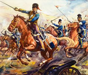 The Charge of the Light Brigade art by James E McConnell