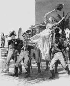 The General's Lady art by John Millar Watt