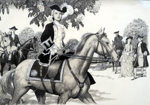 Mine's Not A High Horse art by John Millar Watt