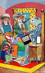 Gulliver Guinea-Pig: The Handshake art by Philip Mendoza