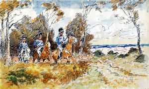 Dawn Patrol art by D H Parry