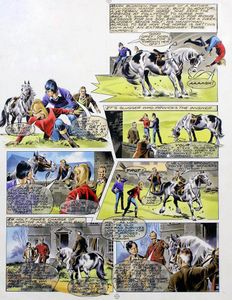 Follyfoot - Trot art by Mike Noble