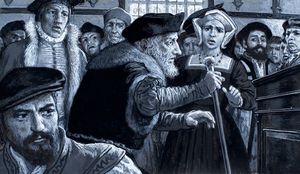 Sir Thomas More On Trial art by Ken Petts