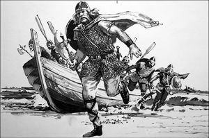 King Vortigern art by Ken Petts