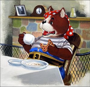 The Jolly Dog Pirate art by William Francis Phillipps