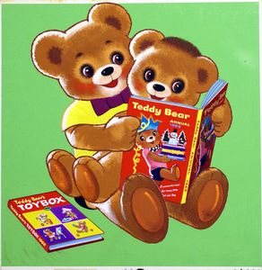 Teddy Bear: Toybox art by William Francis Phillipps