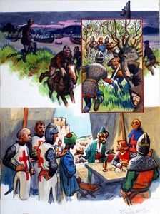A Thousand Years of Spies 5: The Crusades art by Eric Parker