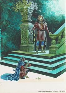 Beauty and the Beast - Supplicant art by Ron Embleton