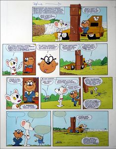 Danger Mouse - Ice Age (TWO pages) art by Arthur Ranson