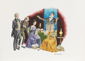 Martin Chuzzlewit - Embroidery art by Ron Embleton