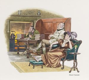 Our Mutual Friend art by Ron Embleton