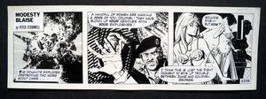 Modesty Blaise Daily Strip #2258 art by Enric Badia Romero