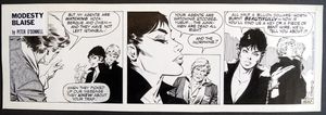 Modesty Blaise Daily Strip #4240 art by Enric Badia Romero