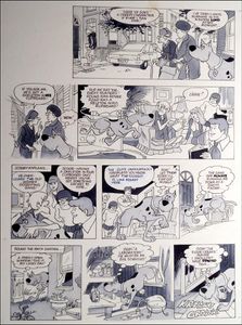 Scooby Doo: Skeleton - Complete Gag (TWO pages) art by Bill Titcombe