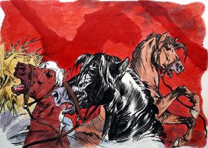 Black Beauty - Charlie's Angels art by Carlos Roume