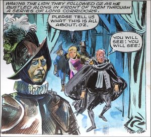 Wizard of Oz - In the Palace art by Giorgio Trevisan