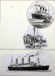 The Great Steamers: The German Giants art by John S Smith