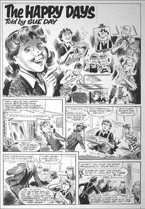 The Happy Days Art Prize (COMPLETE 5 PAGE STORY) art by Andrew Wilson