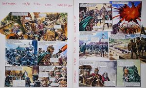Rival Zolts from 'The War of The Zolts' (TWO pages) art by Gerry Wood