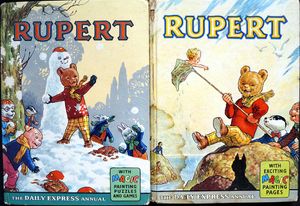 Rupert Bear Annuals 1962 & 1963 by Alfred Bestall