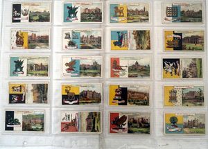 Country Seats and Arms (First Series)  Full Set of 50 cards (1906)